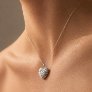 Silver Locket Necklace